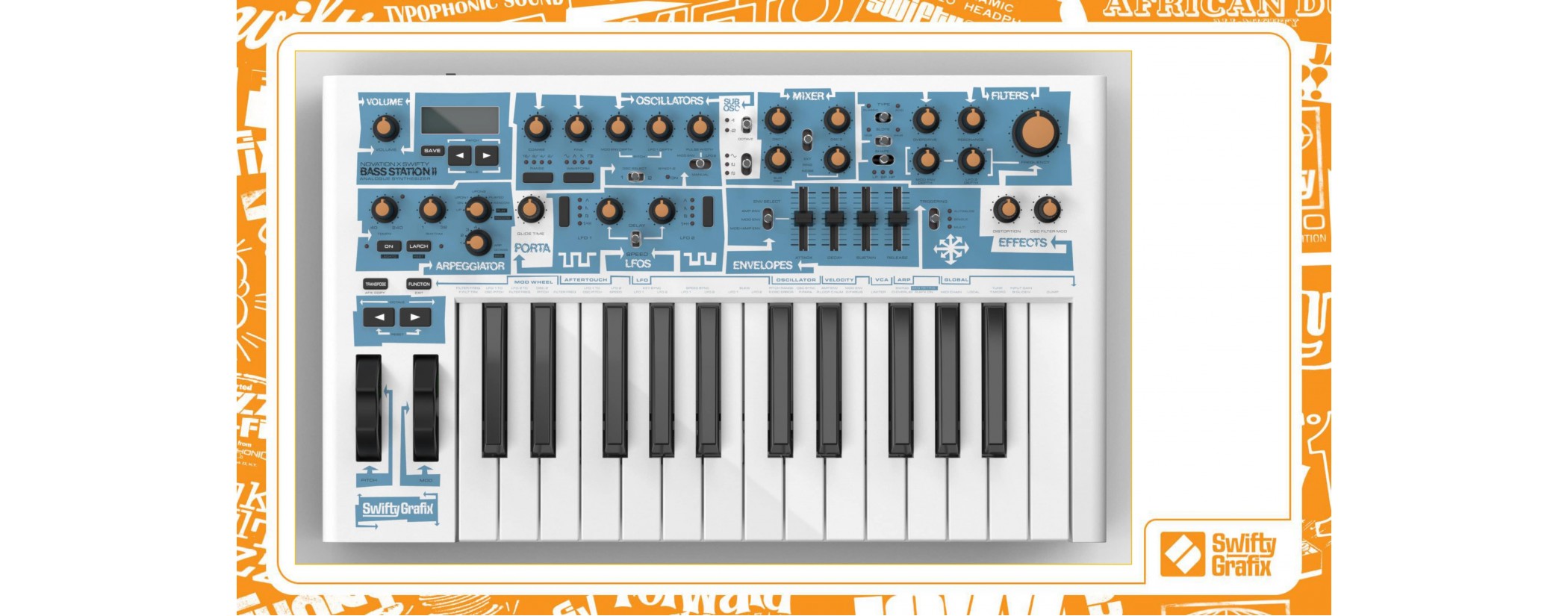 Introducing the new, strictly limited Bass Station II Swifty Edition